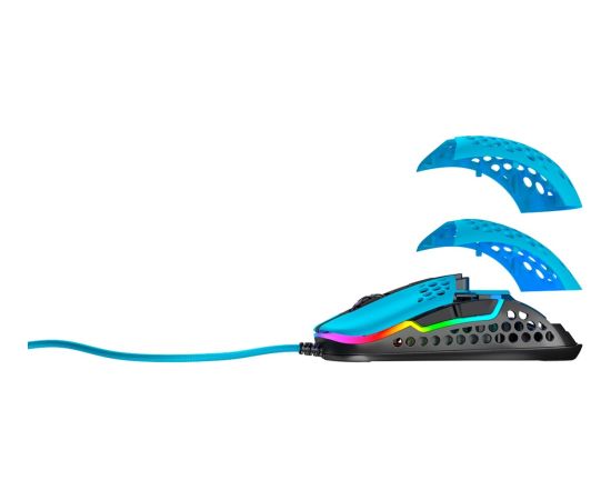 CHERRY Xtrfy M42 RGB, gaming mouse (blue/black)