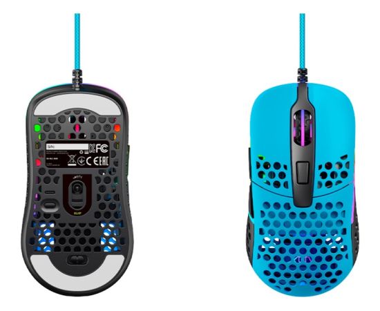 CHERRY Xtrfy M42 RGB, gaming mouse (blue/black)