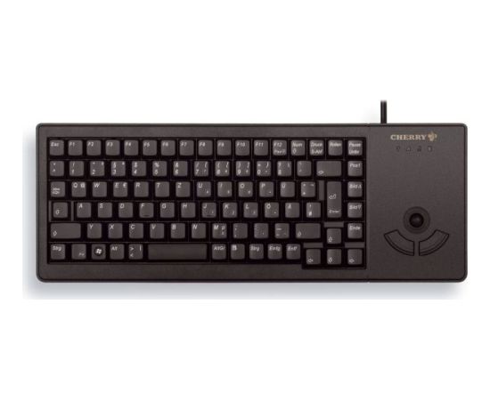 CHERRY XS Trackball Keyboard G84-5400, keyboard (black, US English with EURO symbol)