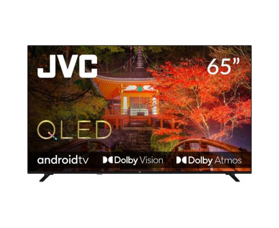TV Set JVC 65" 4K/Smart QLED 3840x2160 Wireless LAN Bluetooth Android TV LT-65VAQ330P