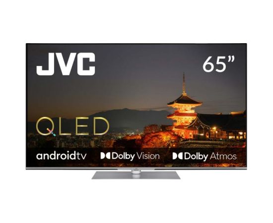 TV Set JVC 65" 4K/Smart QLED 3840x2160 Android TV LT-65VAQ830P
