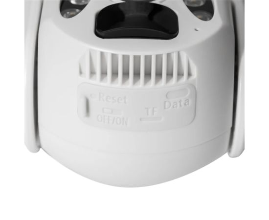 Tellur Smart WiFi Solar Camera P&T 3MP, 2K UltraHD, PIR, 20W solar panel, white