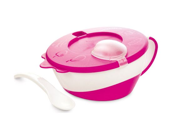 CANPOL BABIES Bowl with spoon 31/406 pink