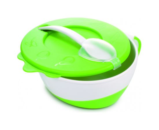 CANPOL BABIES Bowl with spoon 31/406 green