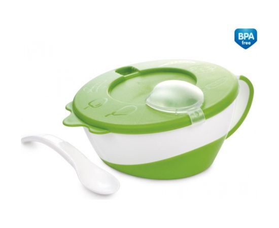 CANPOL BABIES Bowl with spoon 31/406 green
