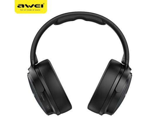 Awei A780BL Bluetooth austiņas uz ausīm melnas