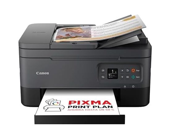 Canon PIXMA TS7450i, multifunction printer (black, USB, WLAN, copy, scan, PIXMA Print Plan)