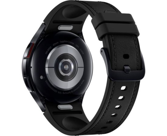 SAMSUNG Galaxy Watch6 Classic (R955), Smartwatch (black, 43 mm, LTE)