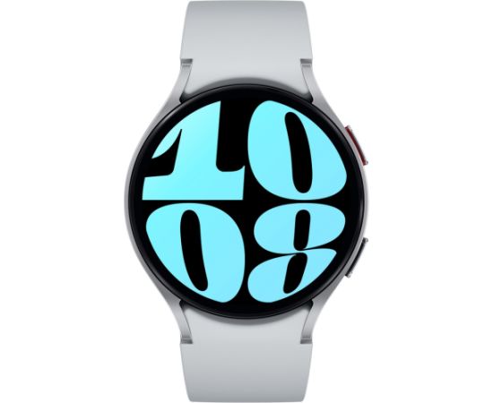 SAMSUNG Galaxy Watch6 (R945), Smartwatch (silver, 44 mm, LTE)