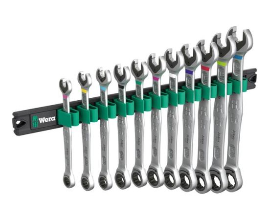 Wera 9630 magnetic strip 6000 Joker 1, 11 pieces, wrench (combination ratchet wrench with holding function)