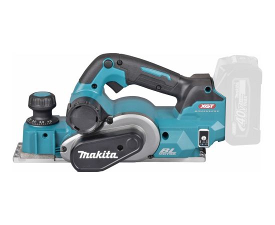 Makita cordless planer KP001GZ, 40 volts, electric planer (blue/black, without battery and charger)