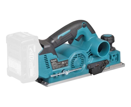 Makita cordless planer KP001GZ, 40 volts, electric planer (blue/black, without battery and charger)