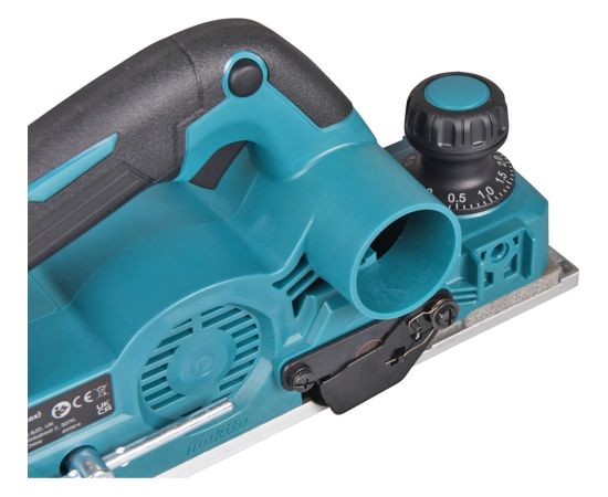 Makita cordless planer KP001GZ, 40 volts, electric planer (blue/black, without battery and charger)