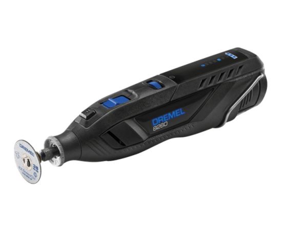 Dremel cordless multifunctional tool 8260-5, 12 volts (black/blue, Li-ion battery 3.0 Ah, 5-piece accessories, soft bag)