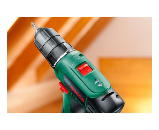 Bosch cordless drill/screwdriver EasyDrill 1200 (green/black, 2x Li-ion battery 1.5Ah, case)