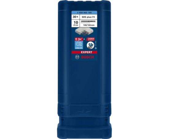 Bosch Expert hammer drill SDS-plus-7X, 10mm, 30 pieces (working length 100mm)