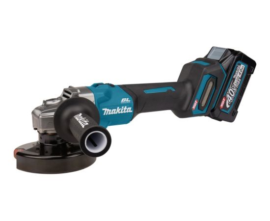 Makita cordless angle grinder GA008GM201 XGT, 40V (blue/black, 2x Li-Ion XGT battery 4.0Ah, MAKPAC size 4)