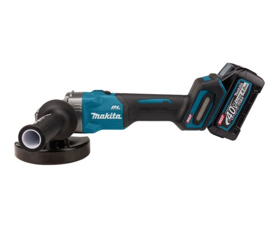 Makita cordless angle grinder GA008GM201 XGT, 40V (blue/black, 2x Li-Ion XGT battery 4.0Ah, MAKPAC size 4)