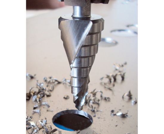 Bosch HSS step drill, 6mm - 30mm (13 steps, with spiral flute)