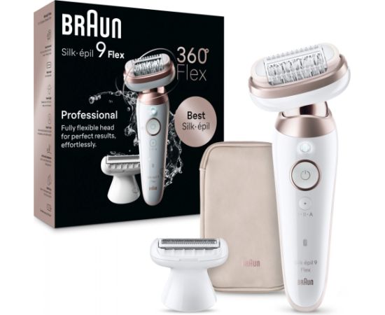 BRAUN Silk SES9-030 9 epilators komplektā uzgaļi