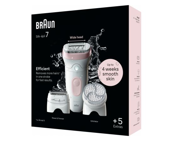 BRAUN SE7-060 Silk 7 epilators ar piederumiem