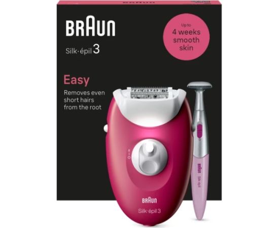 BRAUN SE3-202 Silk 3 epilators ar bikini trimmeri