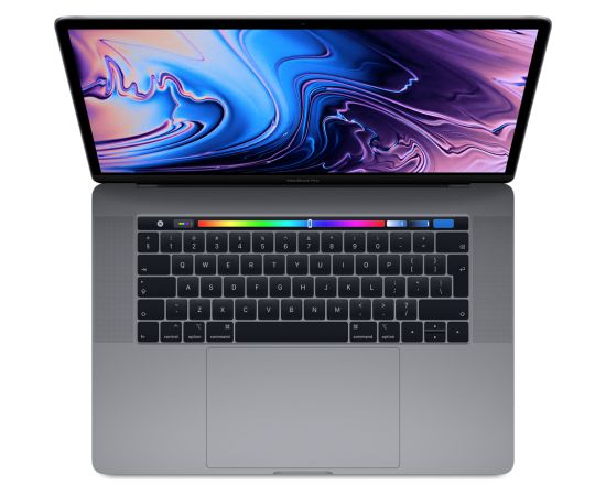 Apple MacBook Pro 2017 Retina 15" 4xUSB-C - Core i7 2.8GHz / 16GB / 256GB SSD - SPACE GRAY (Atjaunināts, stāvoklis labi)