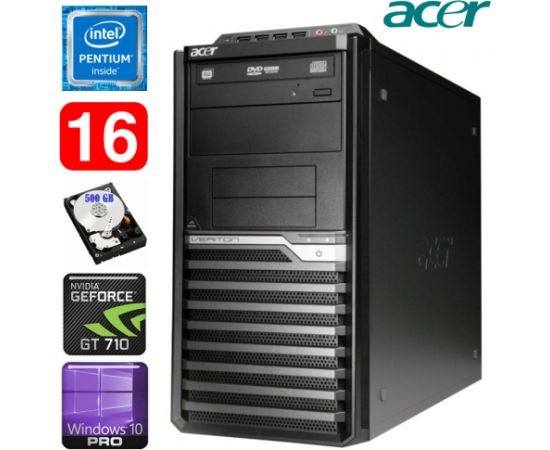 Acer Veriton M4610G MT G630 16GB 500GB GT710 2GB DVD WIN10Pro