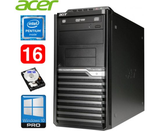 Acer Veriton M4610G MT G630 16GB 500GB DVD WIN10Pro