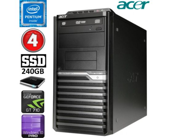 Acer Veriton M4610G MT G630 4GB 240SSD+1TB GT710 2GB DVD WIN10Pro