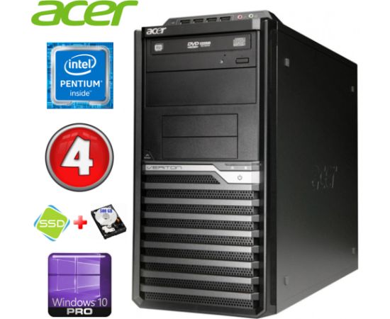 Acer Veriton M4610G MT G630 4GB 120GB+500GB DVD WIN10Pro