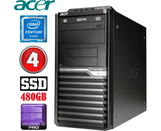 Acer Veriton M4610G MT G630 4GB 480SSD DVD WIN10Pro