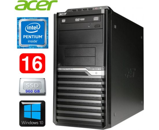 Acer Veriton M4610G MT G630 16GB 960SSD DVD WIN10