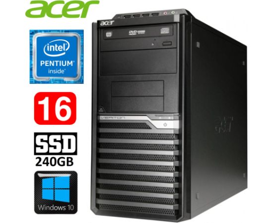 Acer Veriton M4610G MT G630 16GB 240SSD DVD WIN10