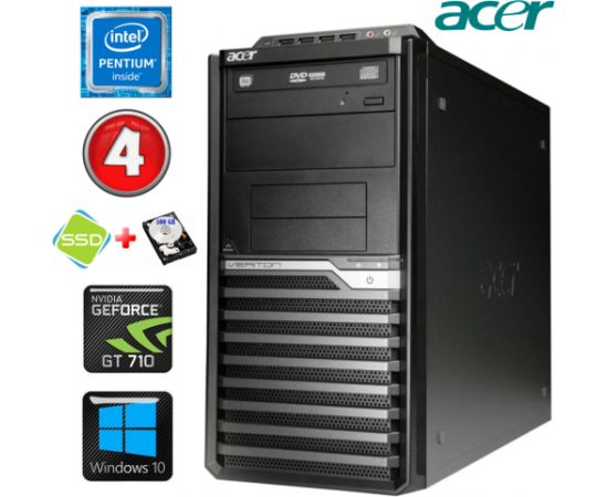Acer Veriton M4610G MT G630 4GB 120SSD+500GB GT710 2GB DVD WIN10