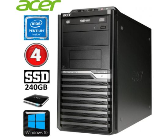 Acer Veriton M4610G MT G630 4GB 240GB+1TB DVD WIN10