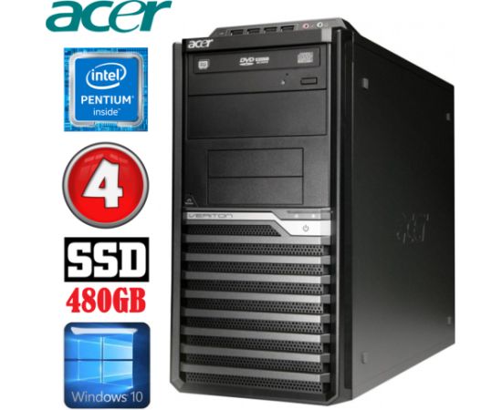 Acer Veriton M4610G MT G630 4GB 480SSD DVD WIN10