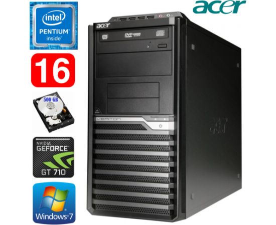 Acer Veriton M4610G MT G630 16GB 500GB GT710 2GB DVD WIN7Pro