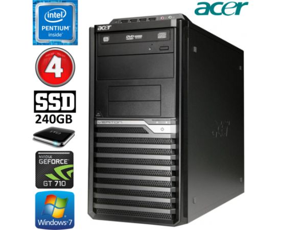 Acer Veriton M4610G MT G630 4GB 240SSD+1TB GT710 2GB DVD WIN7Pro