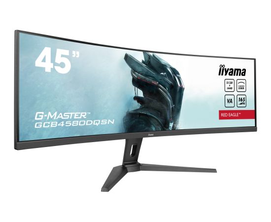 iiyama G-Master GCB4580DQSN-B1, gaming monitor - 44 - black (matt), DQHD, VA, curved, AMD Free-Sync, 165Hz panel