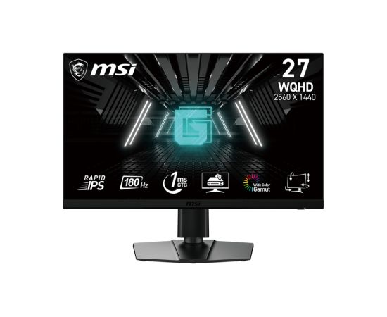 MSI G272QPFDE E2, gaming monitor - 27 - black, WQHD, Rapid IPS, HDR, Adaptive-Sync, 180Hz panel