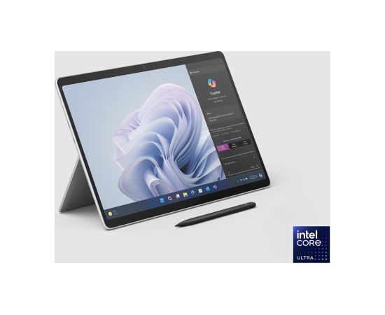 Microsoft Surface Pro 10 Commercial, tablet PC (platinum, Windows 11 Pro, 256 GB SSD, 16 GB RAM, Intel Core Ultra 5)