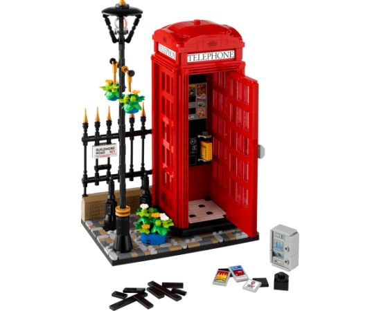LEGO 21347 Ideas Red London Telephone Box, construction toy