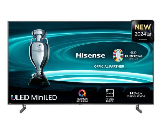 Hisense 55U6NQ, QLED TV - 55 - black/dark grey, UltraHD/4K, triple tuner, Mini LED
