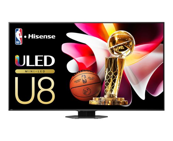 Hisense 75U8NQ, QLED TV - 75 - black, UltraHD/4K, Mini-LED, 144 Hz gaming mode, 120 Hz panel