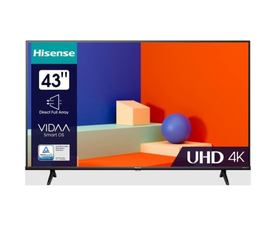 Hisense 43A6K, LED TV (108 cm (43 inches), black, UltraHD/4K, HDR, triple tuner)