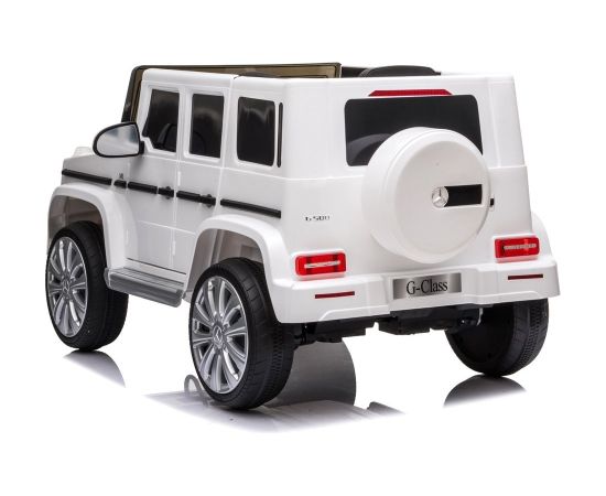 Lean Cars Electric Ride-On Car Mercedes G500 White