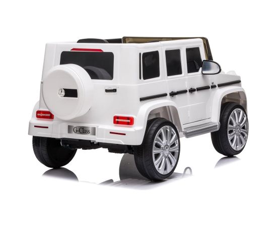 Lean Cars Electric Ride-On Car Mercedes G500 White