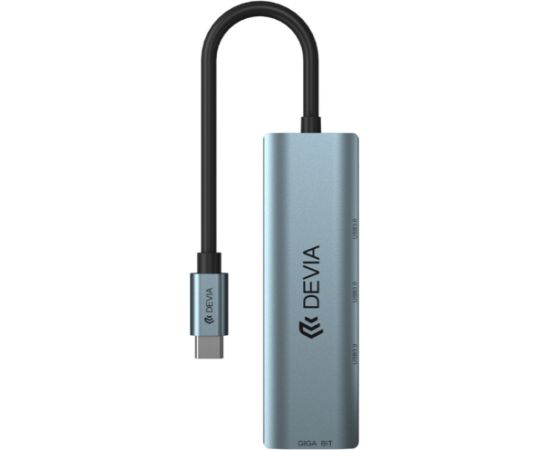 Devia HUB USB-C 3.1 uz 4x USB 3.0 Hubs