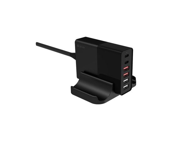 Devia Extreme PD QC 3.0 / 2x USB-C / 4x USB Tīkla Lādētājs 75W